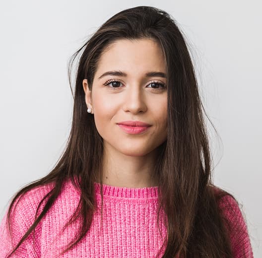 Beautiful girl in pink